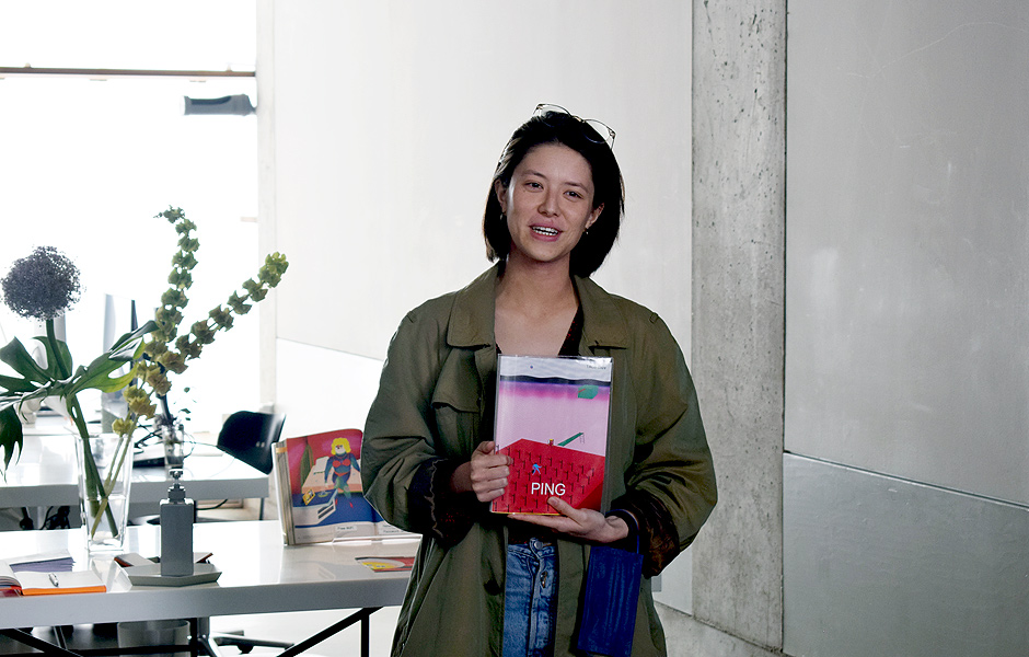 Besuch EARWAX von Wong Ping bei Times Art Center Berlin