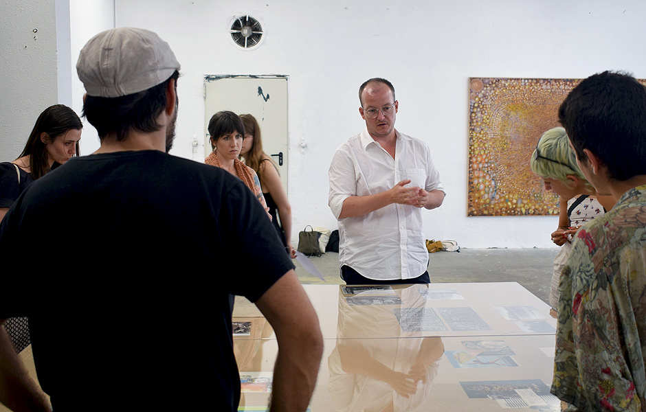 Visit to EVERYWHERE IS MY ENDLESS BODY by Fedir Tetyanych at CCA Berlin