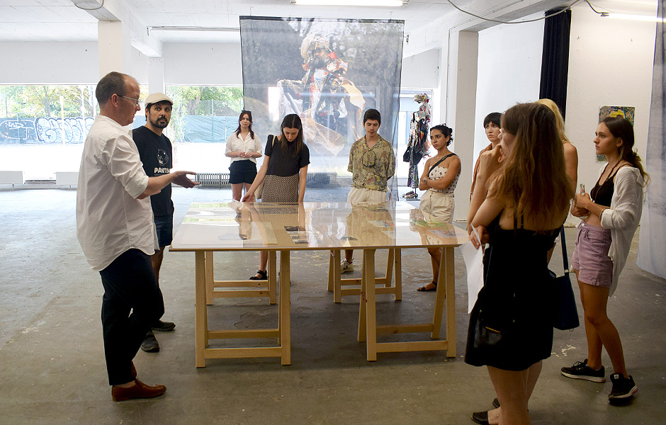 Visit to EVERYWHERE IS MY ENDLESS BODY by Fedir Tetyanych at CCA Berlin