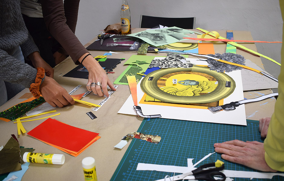 Basic Course EXPERIMENTAL DRAWING – CUT ’N’ PASTE: COLLAGE AS A PRINCIPLE OF CREATION by VARIOUS & GOULD