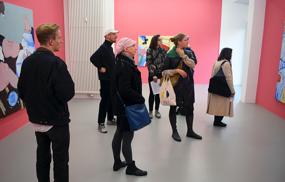 Visit to DINNER WITH A SHOW by Olivia Sterling at Meyer Riegger