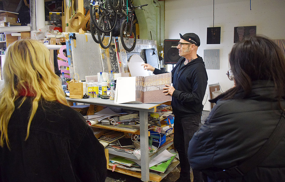 Studio Visit to MANFRED PECKL