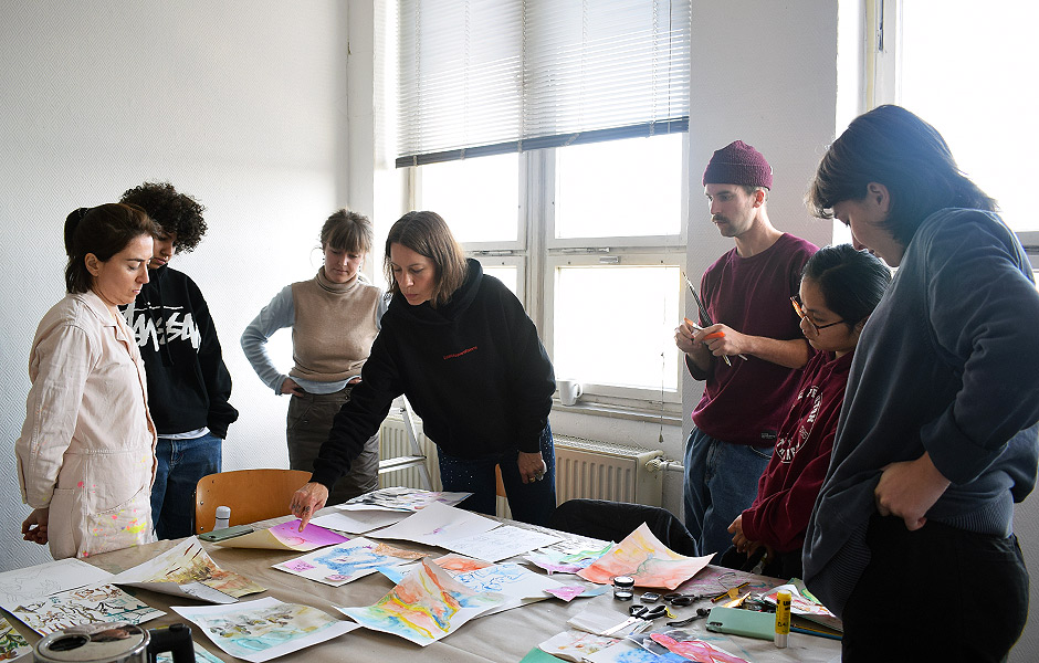 Workshop EXPERIMENTAL DRAWING by Emily Hunt