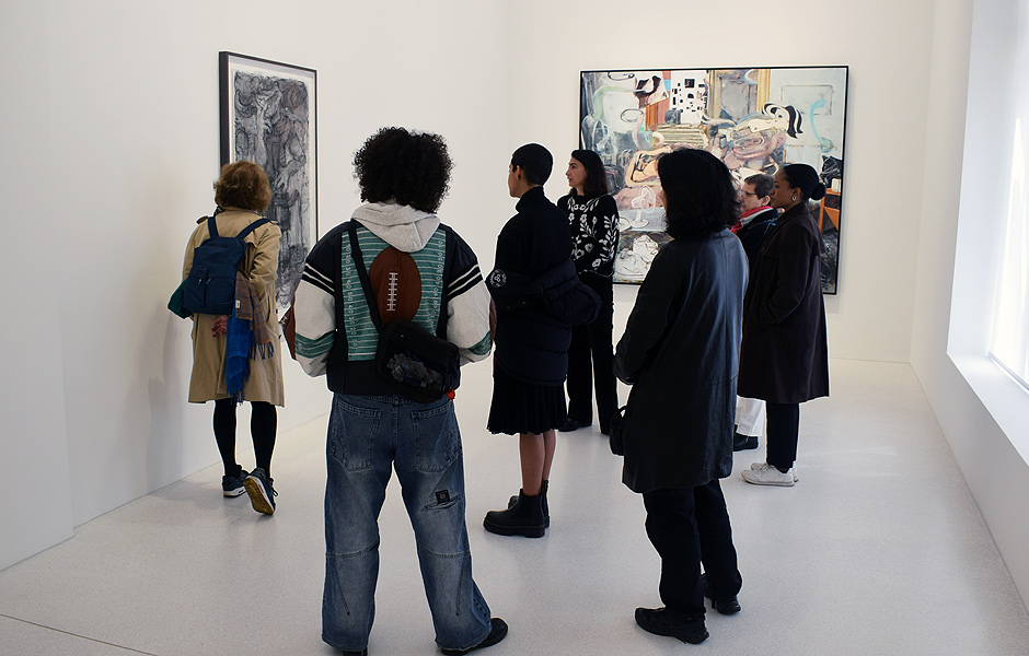 Visit to ADRIAN GHENIE at Galeria Plan B