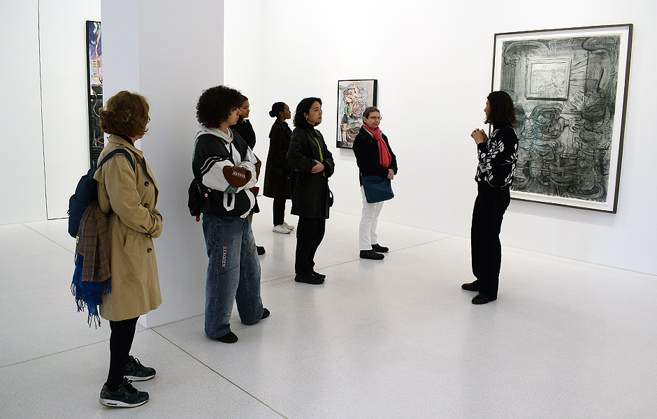 Visit to ADRIAN GHENIE at Galeria Plan B