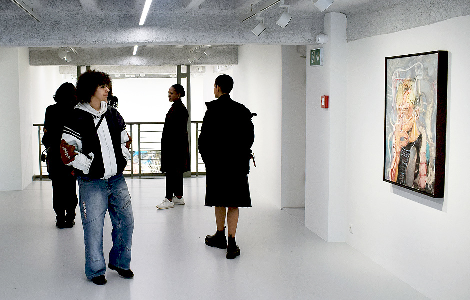 Visit to ADRIAN GHENIE at Galeria Plan B