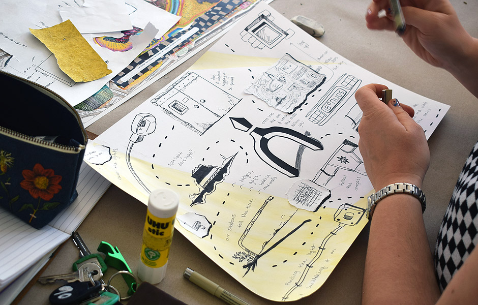 Workshop EXPERIMENTAL DRAWING by Emily Hunt