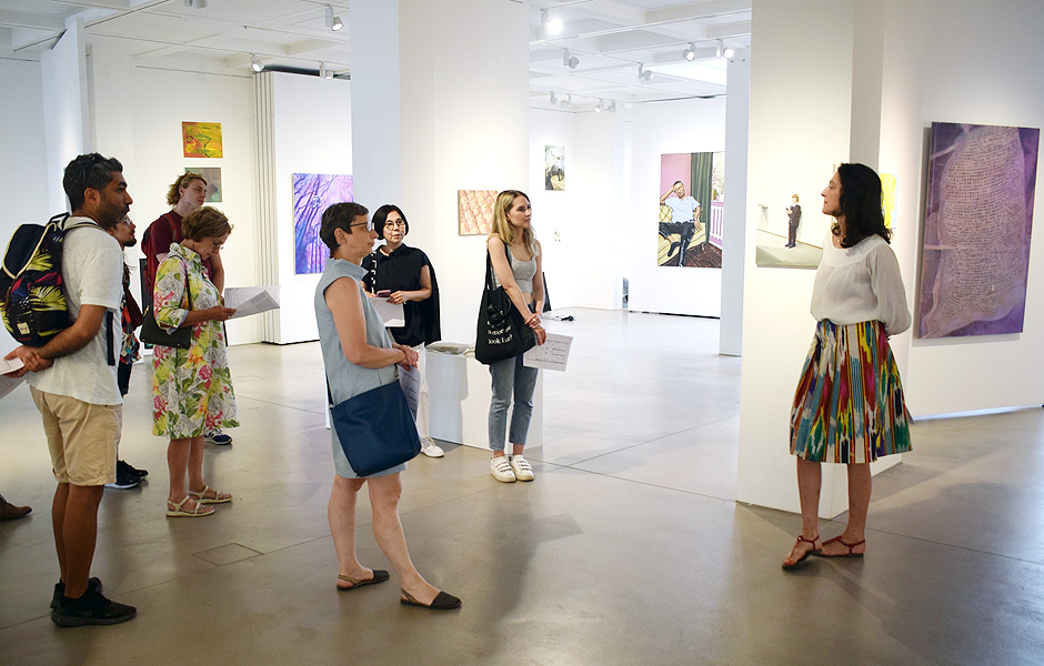 Visit to VILLA GRISEBACH & WACHSTUMSSCHMERZ by class Prof. Julia Schmidt