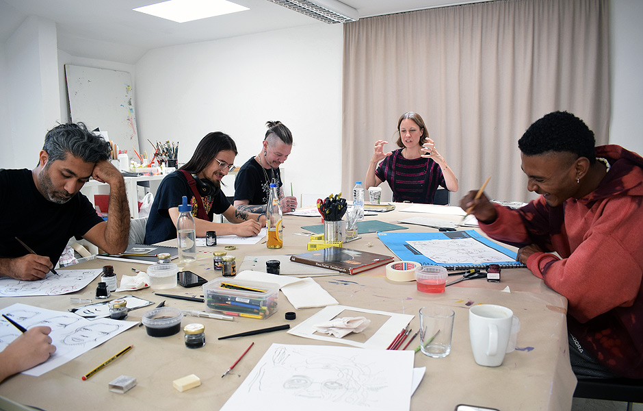 Workshop EXPERIMENTAL DRAWING by Emily Hunt