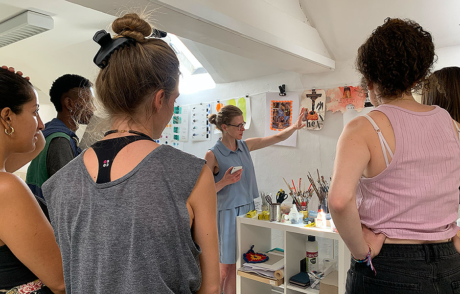 Workshop EXPERIMENTAL DRAWING by Jasmine Reimer