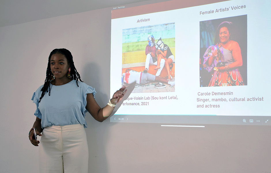 Presentation SEQUIN ART AND CONTEMPORARY HAITIAN ART by CCP Fellow Youseline Vital