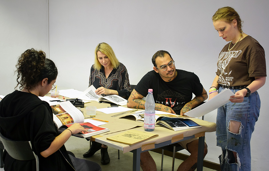 Workshop EXPERIMENTAL DRAWING by Emily Hunt