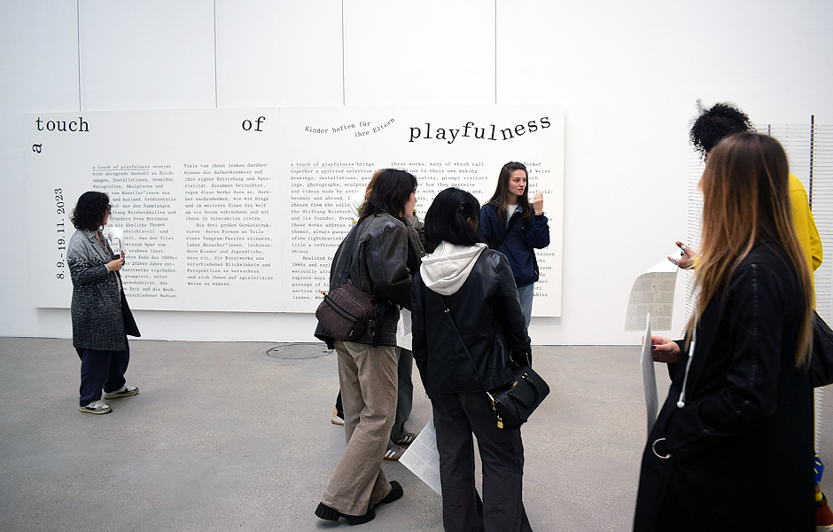 Visit to A TOUCH OF PLAYFULNESS at Stiftung Reinbeckhallen