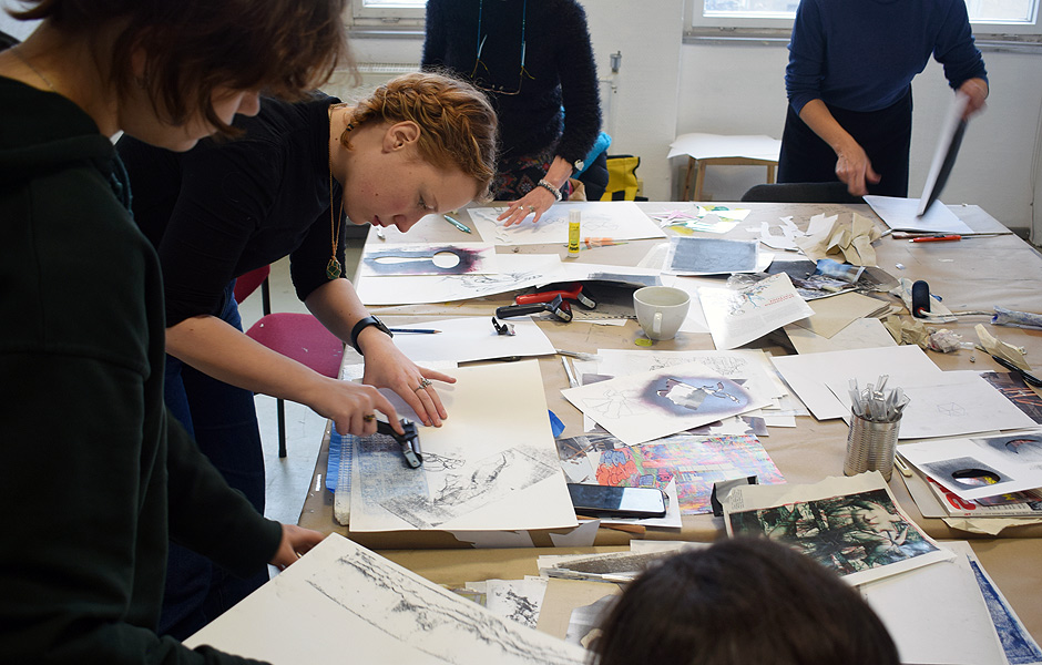Workshop EXPERIMENTAL DRAWING: Multiples & Sequels by Anja Tchepets