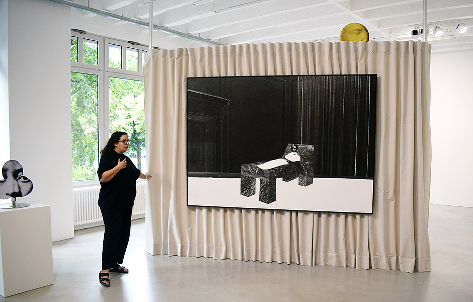 Visit to ALL IS BROKEN IN THE NIGHT by Frida Orupabo at Galerie Nordenhake