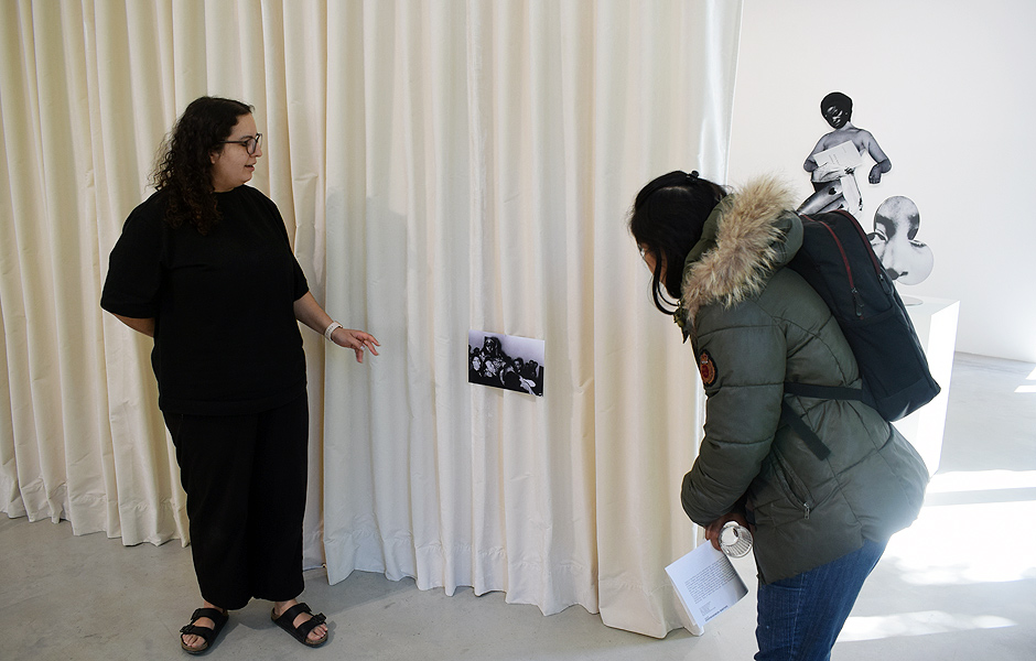 Visit to ALL IS BROKEN IN THE NIGHT by Frida Orupabo at Galerie Nordenhake