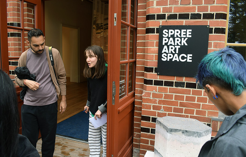 Visit to A MATTER OF MATERIAL at SPREEPARK ART SPACE