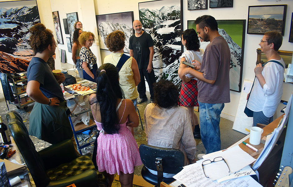 Studio Visit to Sven Drühl