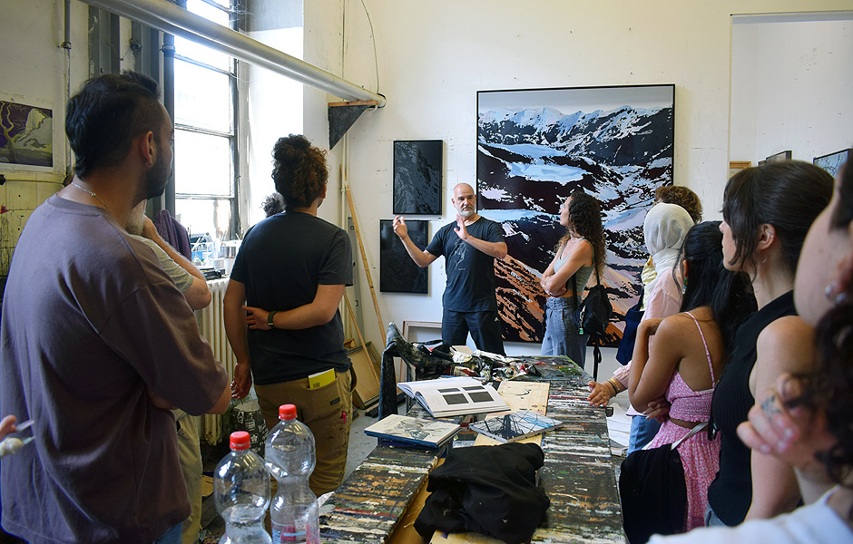 Studio Visit to Sven Drühl