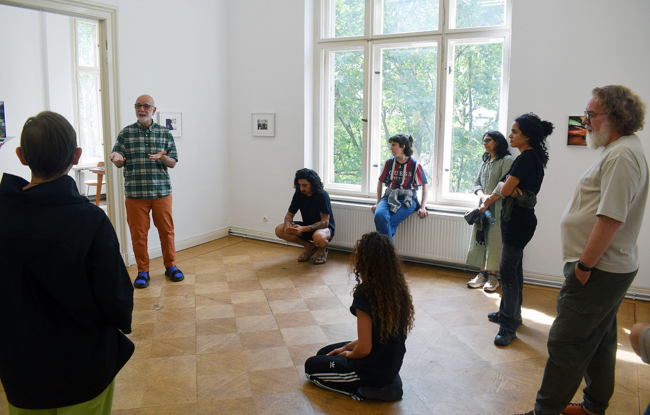 Visit to THE PRICE OF GAS & FIRST DIGITALS by Lucien Samaha at Schiefe Zähne