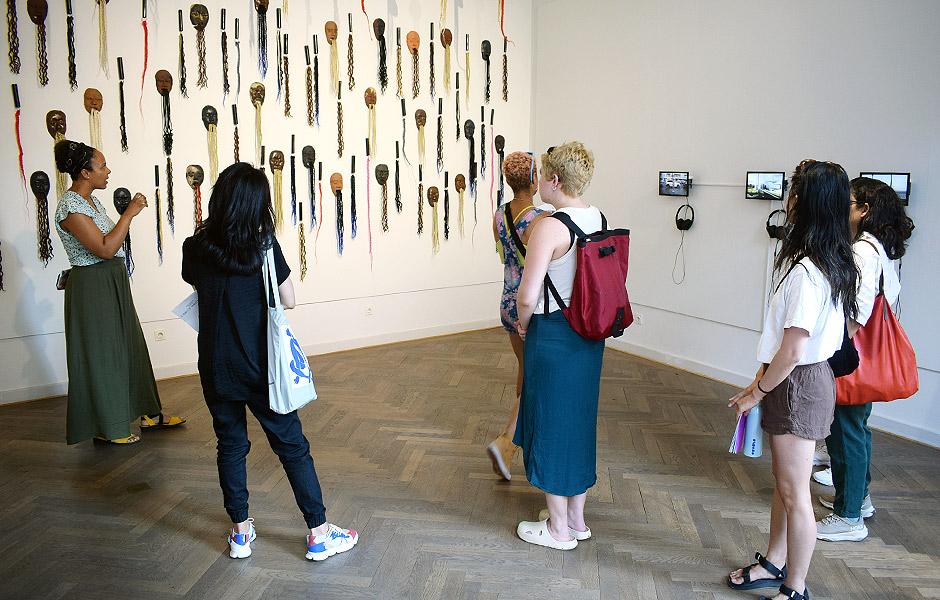 Visit to A MAN OF MANY PARTS by Jota Kayodê Ramos at Galerie im Saalbau