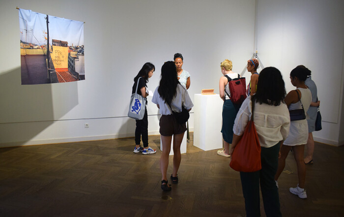 Visit to A MAN OF MANY PARTS by Jota Kayodê Ramos at Galerie im Saalbau