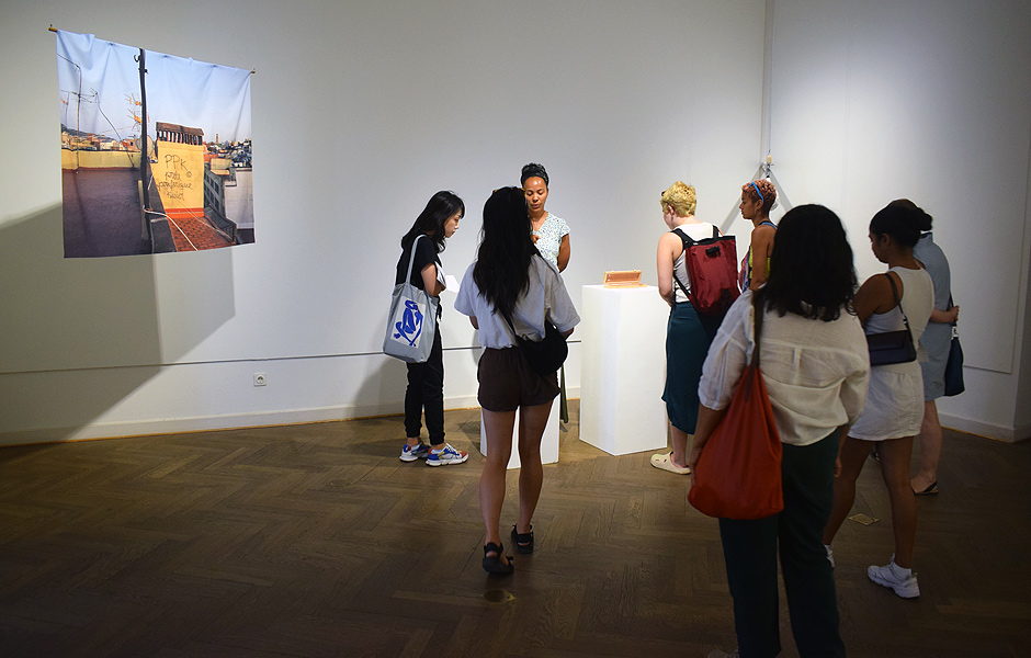 Visit to A MAN OF MANY PARTS by Jota Kayodê Ramos at Galerie im Saalbau