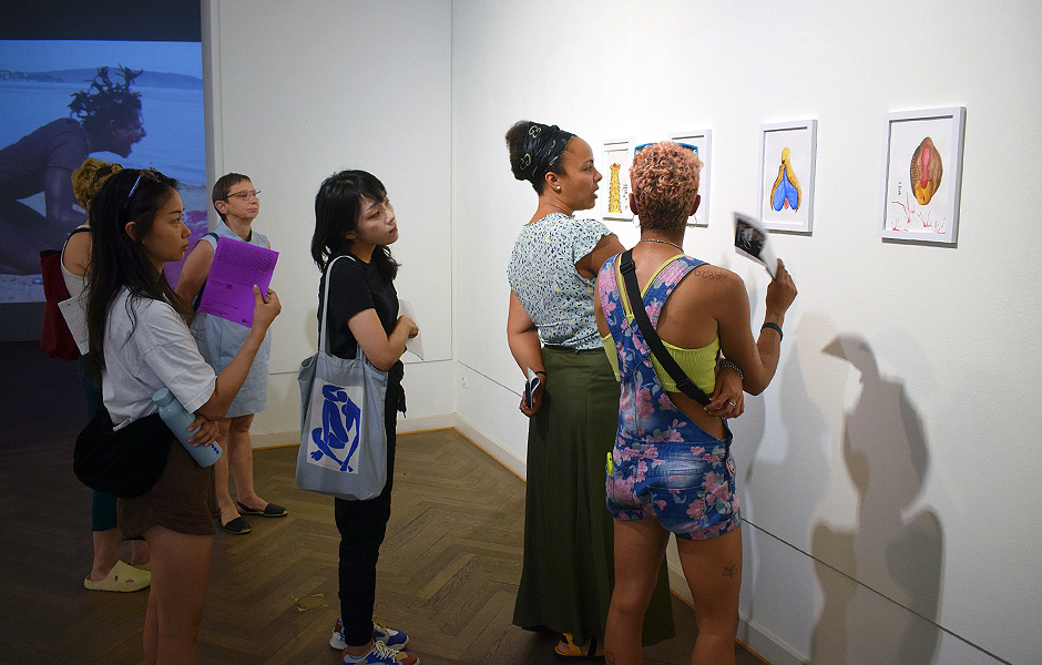 Visit to A MAN OF MANY PARTS by Jota Kayodê Ramos at Galerie im Saalbau